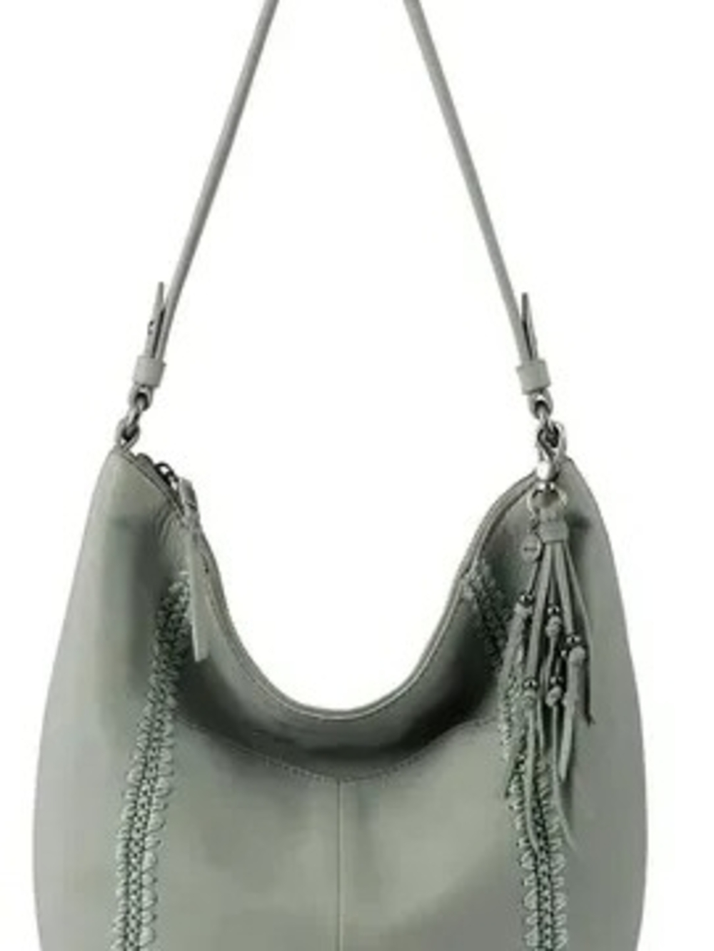 The Sak Women's Sequoia Hobo Leather with braided trim